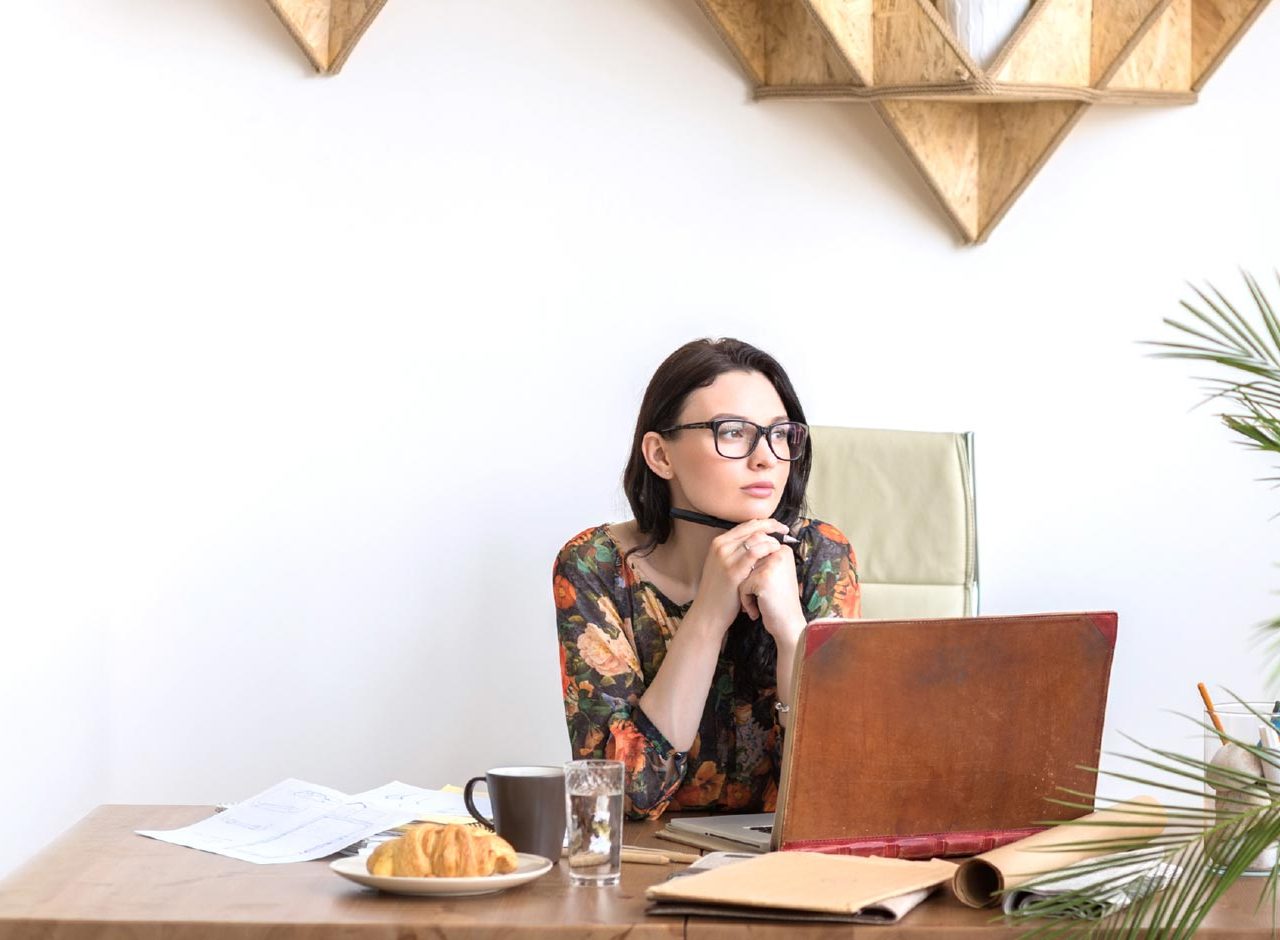 Woman at Desk